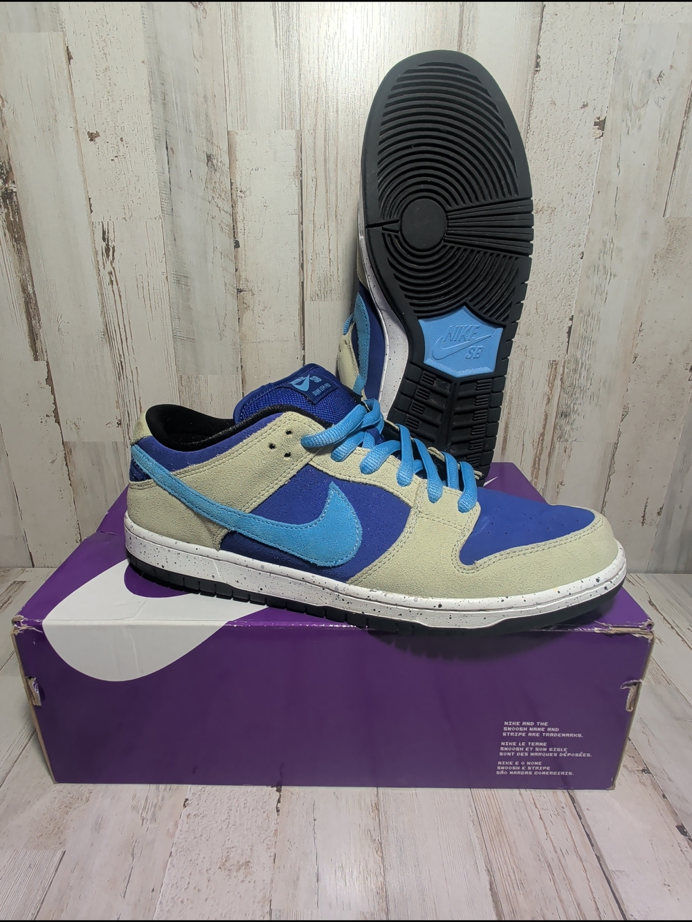 Nike SB Dunk Low Pro ACG Celadon Size 10 Pre-owned Great Condition BQ6817-301